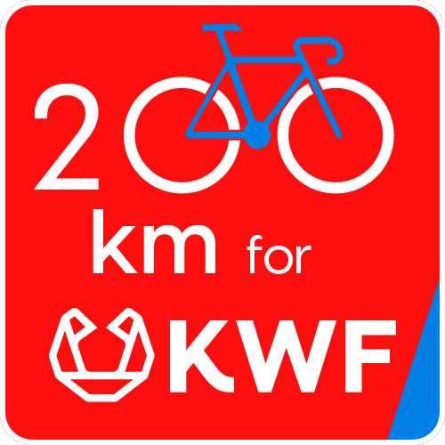 Cycle 200 kilometers for KWF