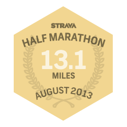 August 2013 Half Marathon logo