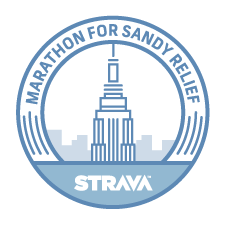 Marathon for Sandy Relief logo