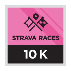 Strava Races 10k logo